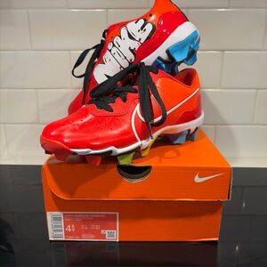 Nike Alpha Huarache 4 Keystone Red Baseball Cleats Youth Size 4.5Y New With Box